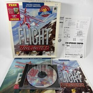 Flight Unlimited (PC, 1995) Computer Game